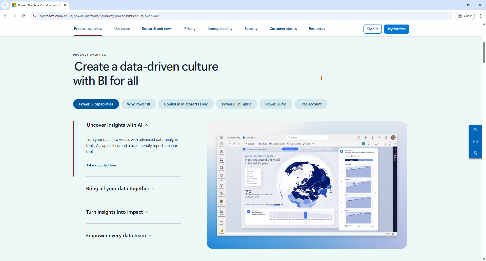 5 Tools Data Science Terbaik untuk Analis Data di 2025 4 Power BI