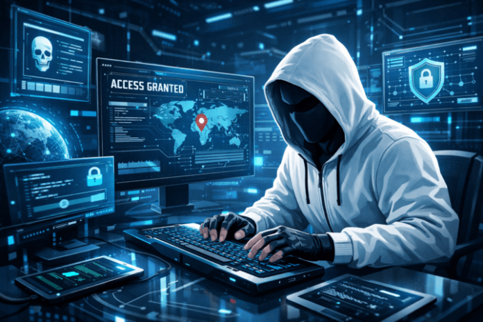 NASA Prediksi Asteroid Apophis Akan Mendekati Bumi pada 13 April 2029 Featured Image Ilustrasi asteroid Apophis mendekati planet Bumi pada tahun 2029