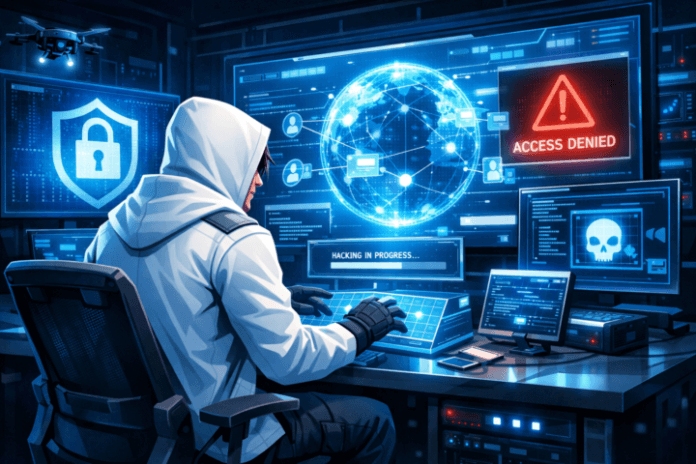 Proyektor Portronics Beem 570 menampilkan gambar Full HD di ruang menonton rumah