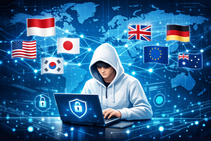 Kolaborasi keamanan siber internasional antara Indonesia dan negara lain dalam era digital